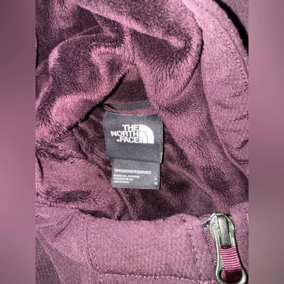 The North Face Full Zip Plush Winter Hoodie Purple, L - Picture 3 of 6